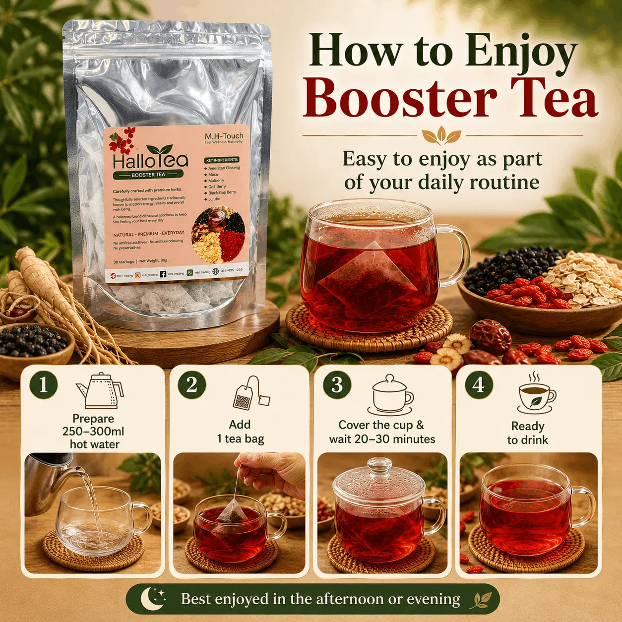 Hallo Natural Energy Booster 2